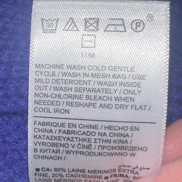 Athleta Oversized Azalea Sweater Noble Blue Oversized Small NWOT - Picture 11 of 11